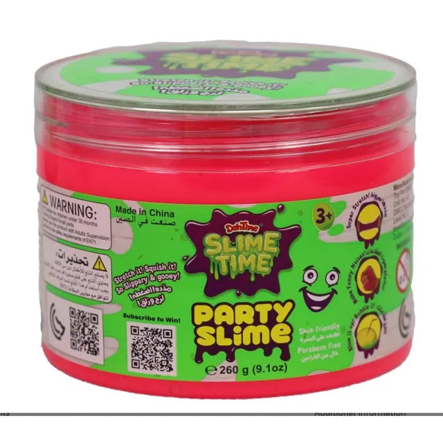 Slimetime Party Slime 260g Assorted - Sold per piece (Random Selection)