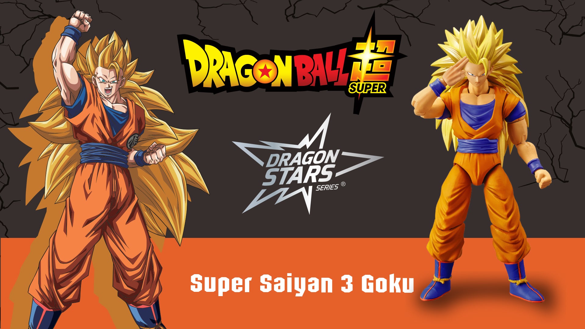 Dragonball Stars Super Saiyan 3 Goku Action Figure 6.5 - Inch