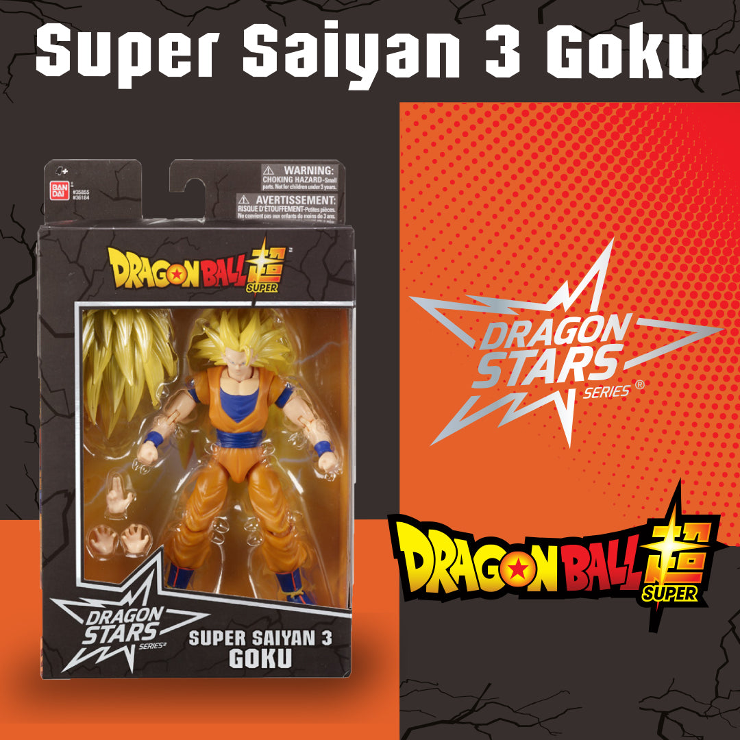 Dragonball Stars Super Saiyan 3 Goku Action Figure 6.5 - Inch