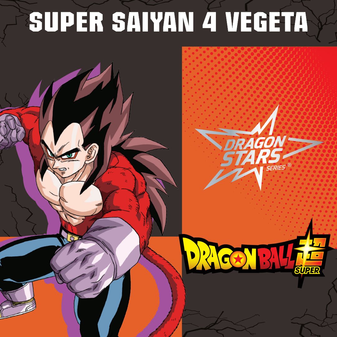 Dragonball Stars Super Saiyan 4 Vegeta Action Figures  6.5 - Inches