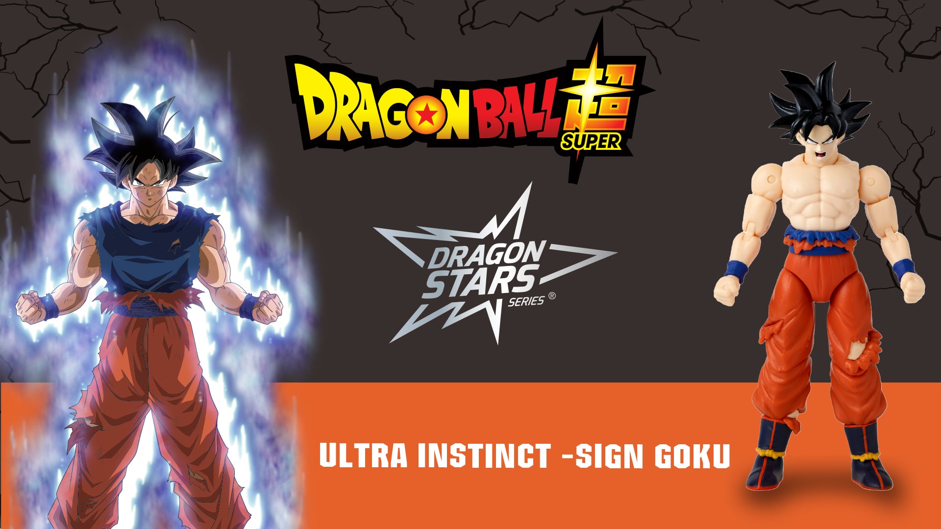Dragonball Stars Ultra Instnct Goku  Action Figure 6.5 - Inch