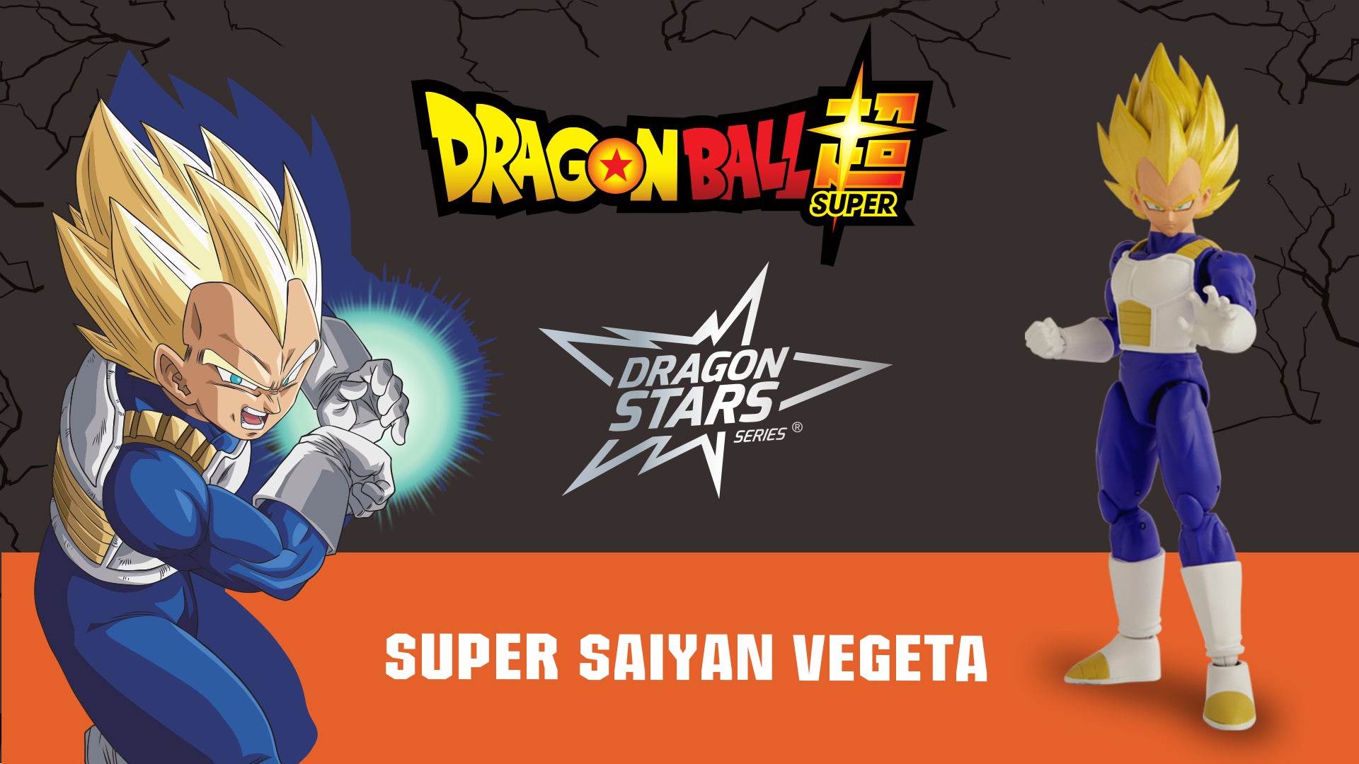 Dragonball Stars Super Saiyan Vegeta Action Figure 6.5 - Inch