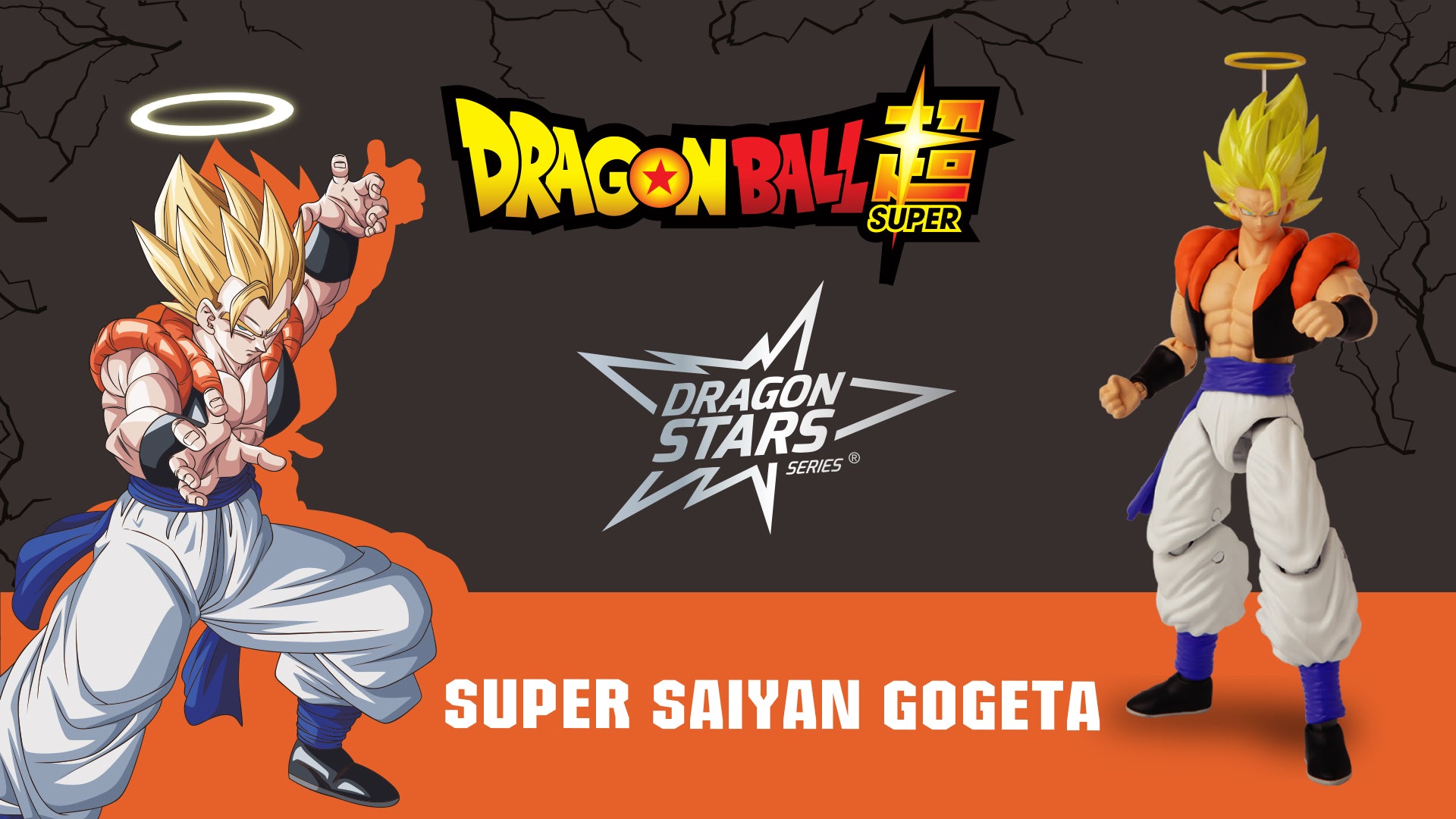 Dragonball Stars Super Saiyan Gogeta Action Figure 6.5 - Inch