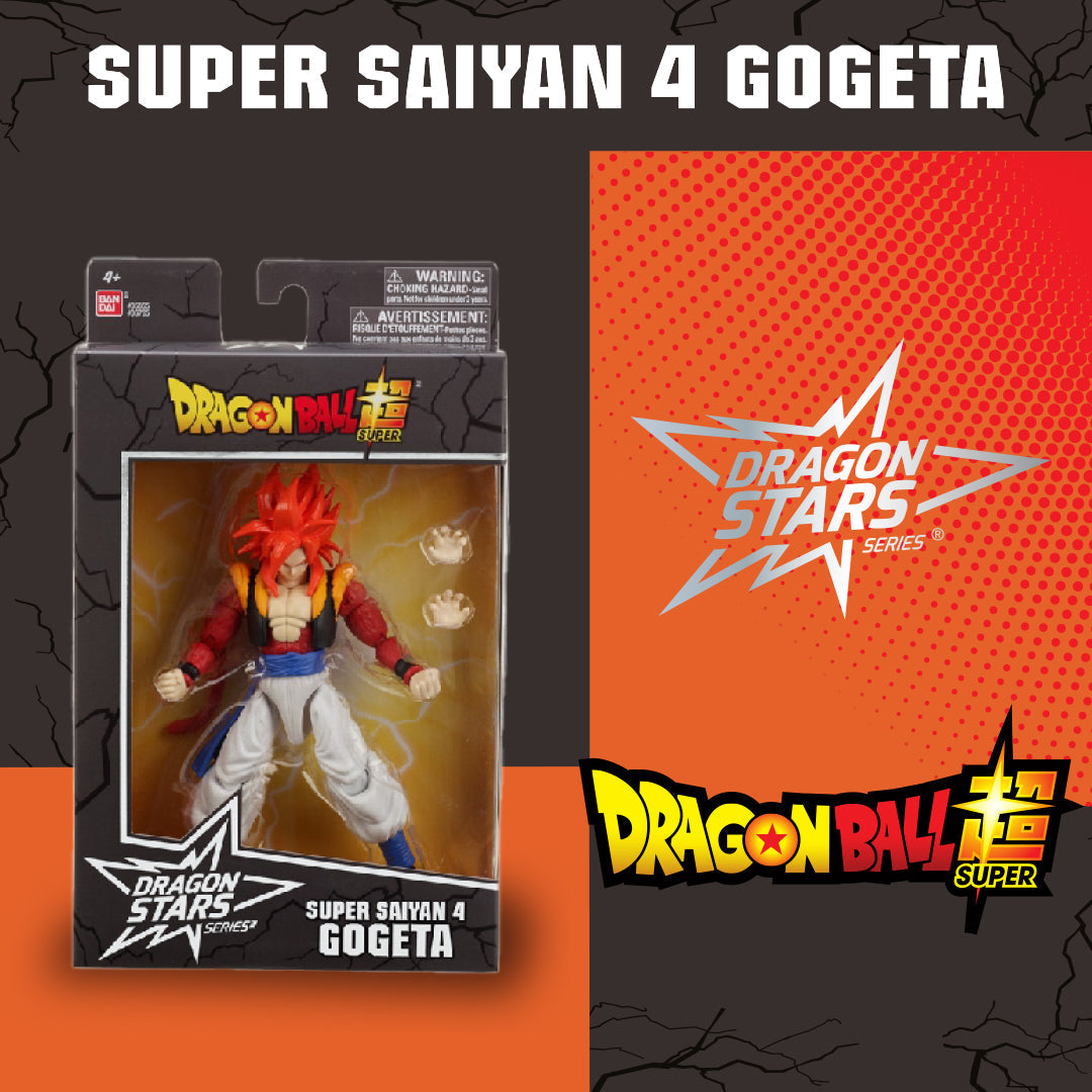 Dragonball Stars Super Saiyan 4 Gogeta 6.5 Inch Action Figures