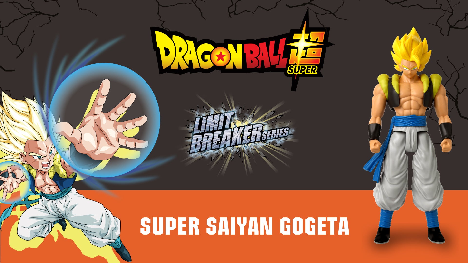 Dragonball L.Breaker Series Saiyan Gogeta Action Figure 12 - Inch