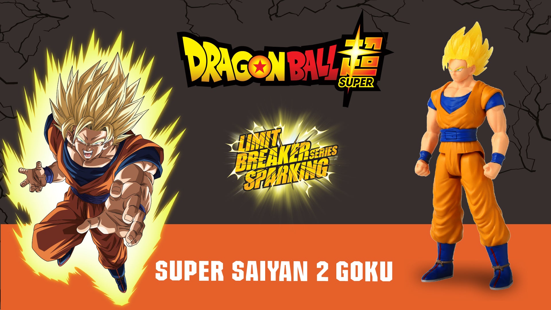 Dragonball Mega Jumbo Super Saiyan Goku Action Figure 13 - Inch