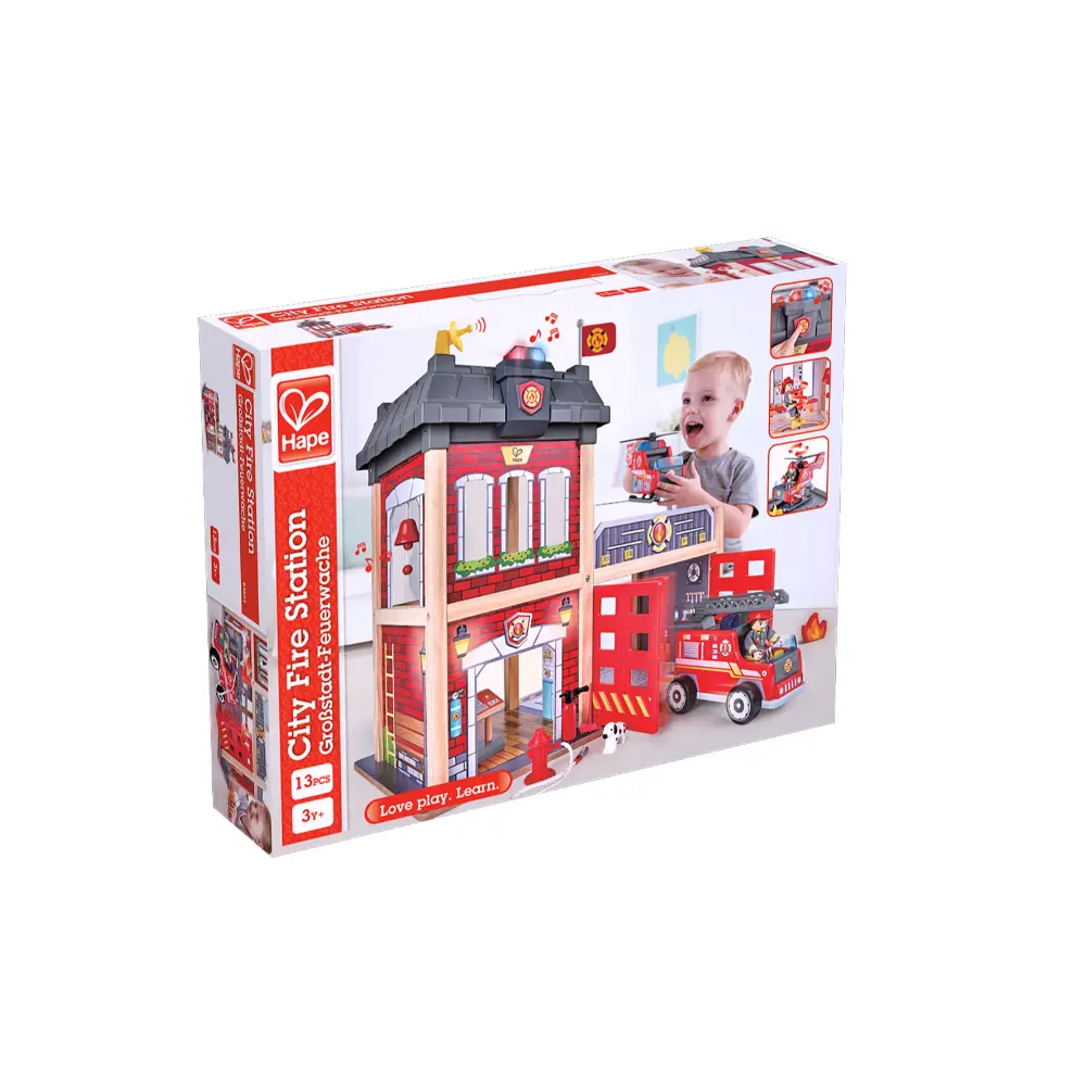 Hape City Fire Station Playset