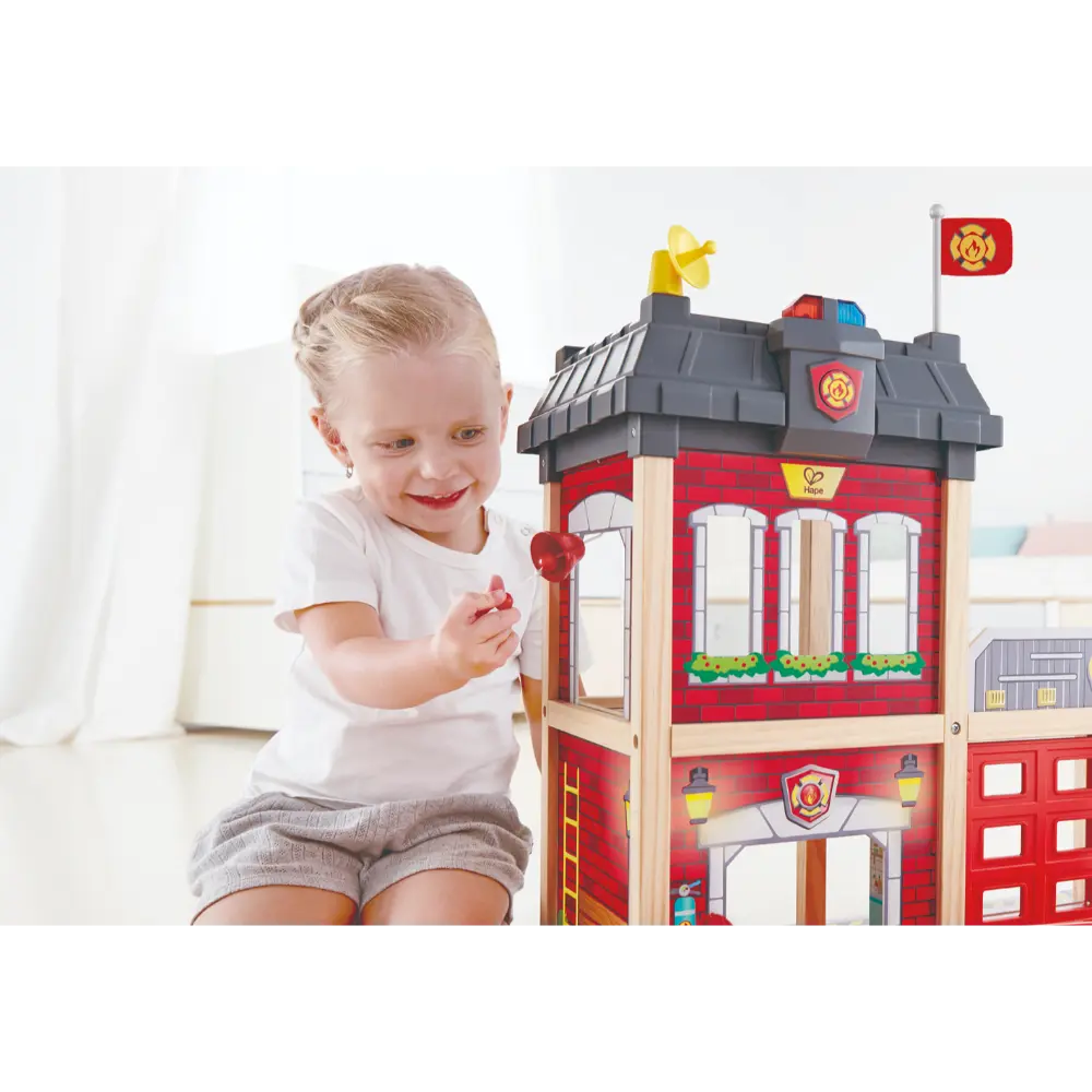 Hape City Fire Station Playset