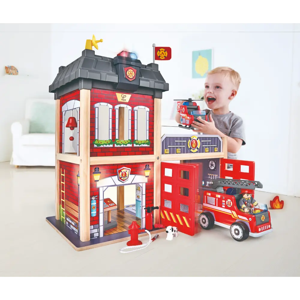 Hape City Fire Station Playset
