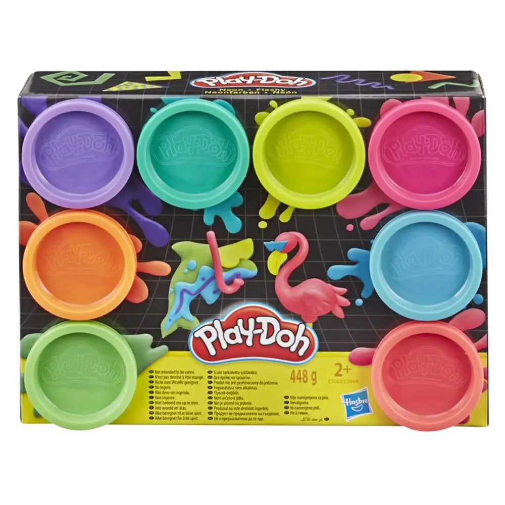 Playdoh 8 Pack Neon