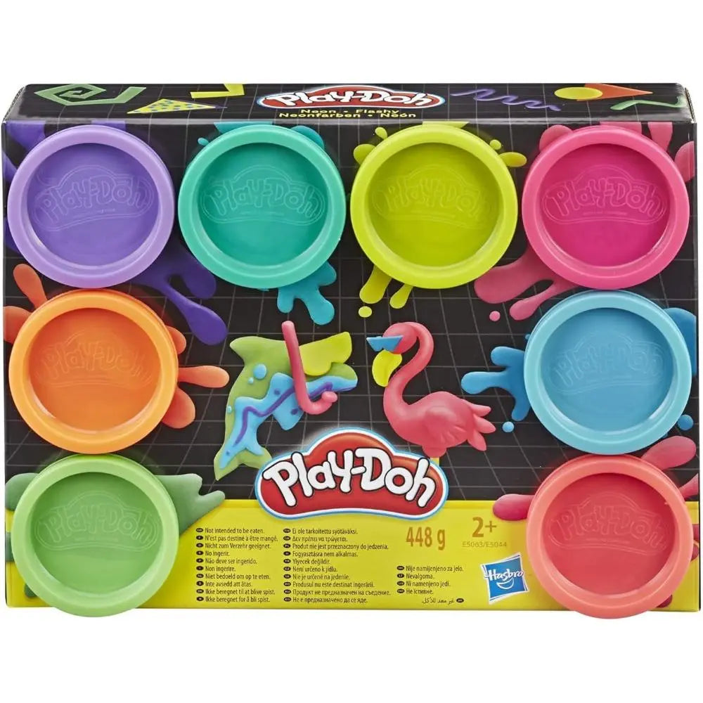 Playdoh 8 Pack Neon