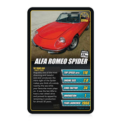 Top Trumps Card Game Sports Cars Edition with Speed, Engine & Racing Facts