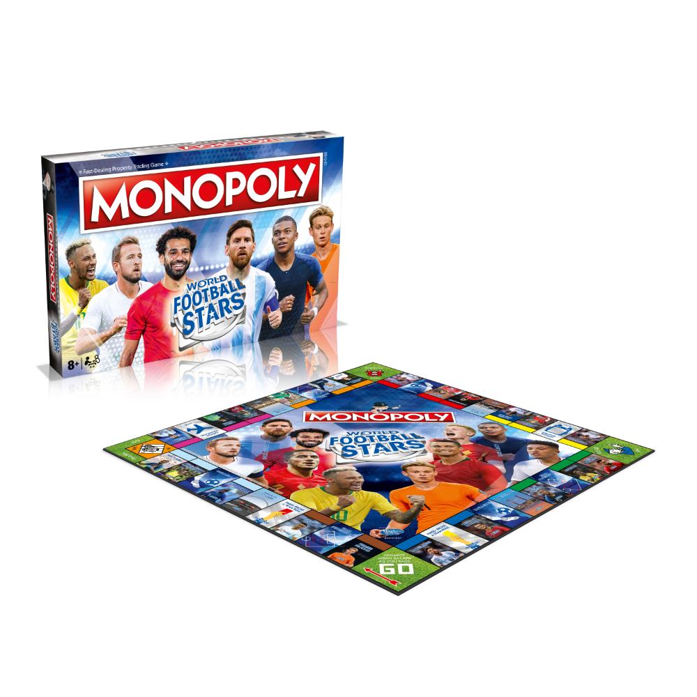 Monopoly World Football Stars Board Game for Families & Football Fans