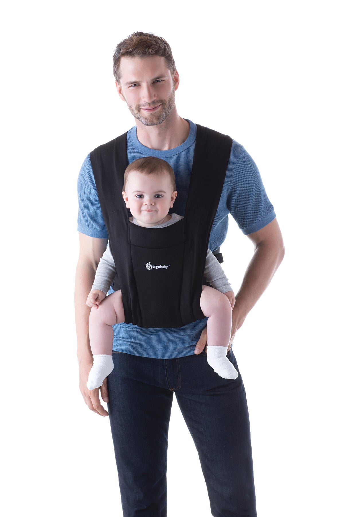Ergobaby Embrace Baby Carrier Pure Black Soft Newborn Ergonomic Carrier