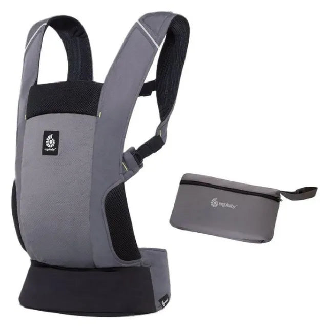 Ergobaby Away Baby Carrier Grey Lightweight Compact Ergonomic Carrier