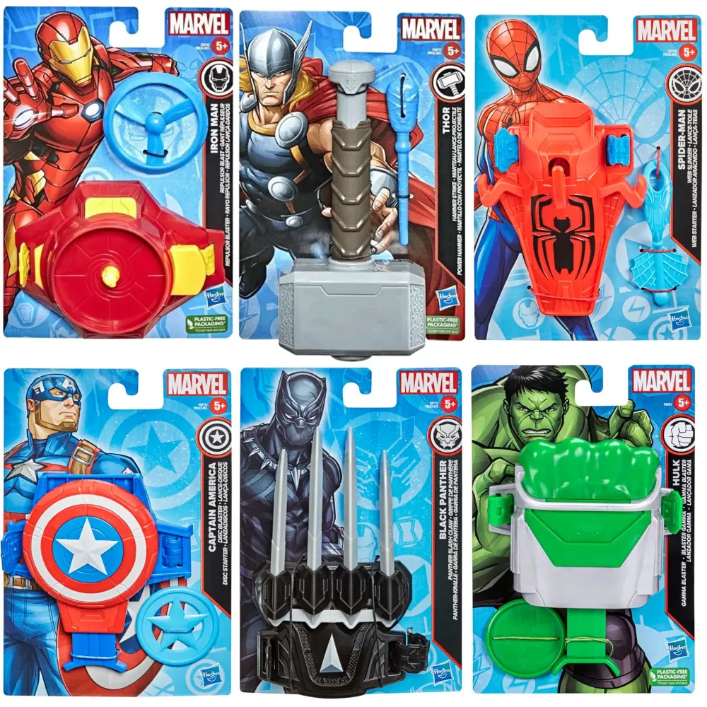 Marvel Blaster Value Assortment Superhero Roleplay Toys - Sold per piece (Random selection)