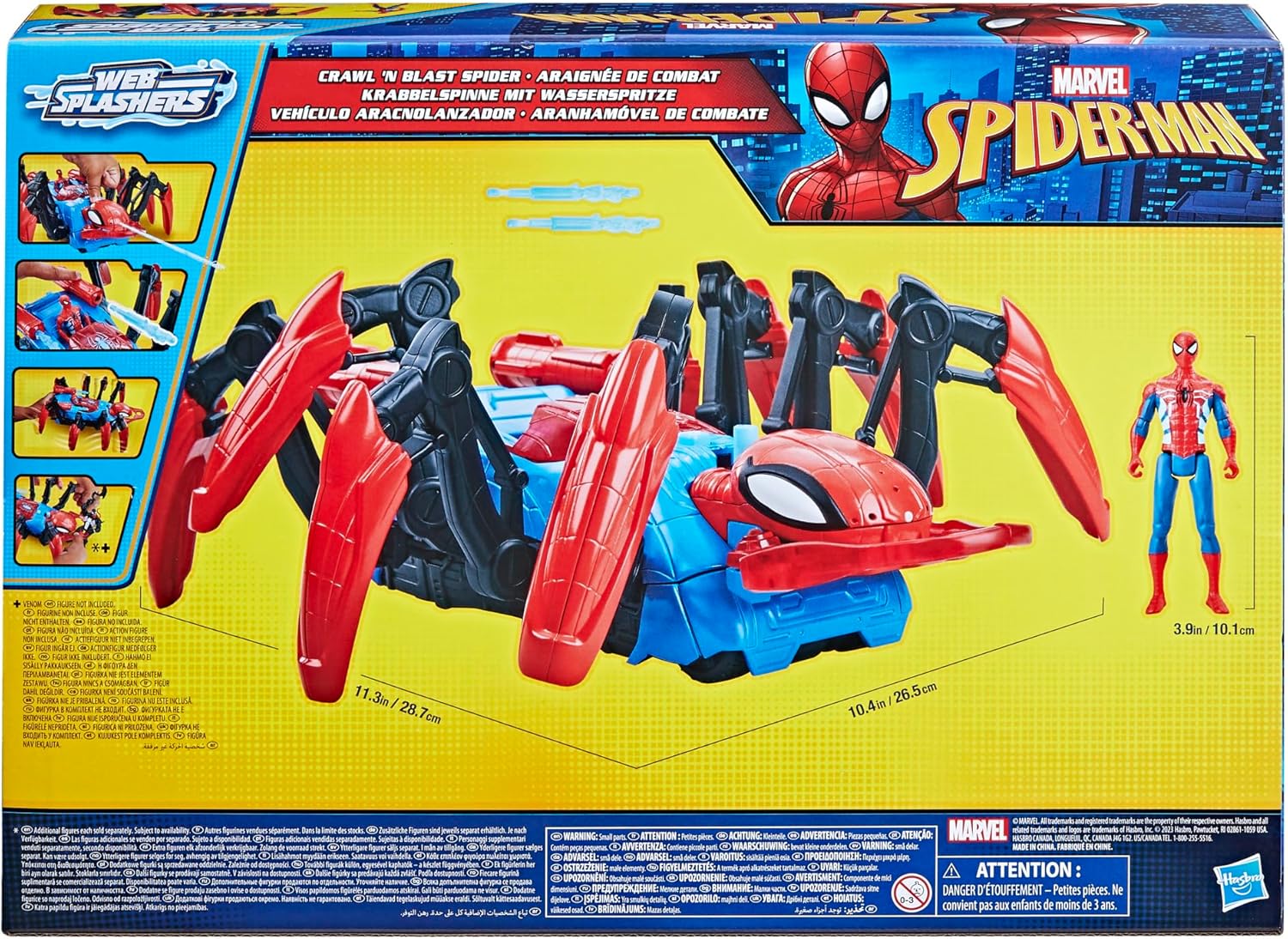 Marvel Spiderman Crawl N Blast Spider
