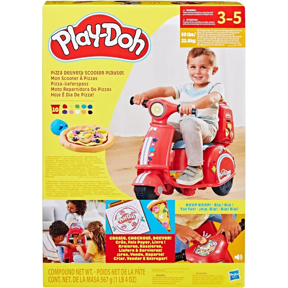 Playdoh Pizza Delivery Scooter Playset