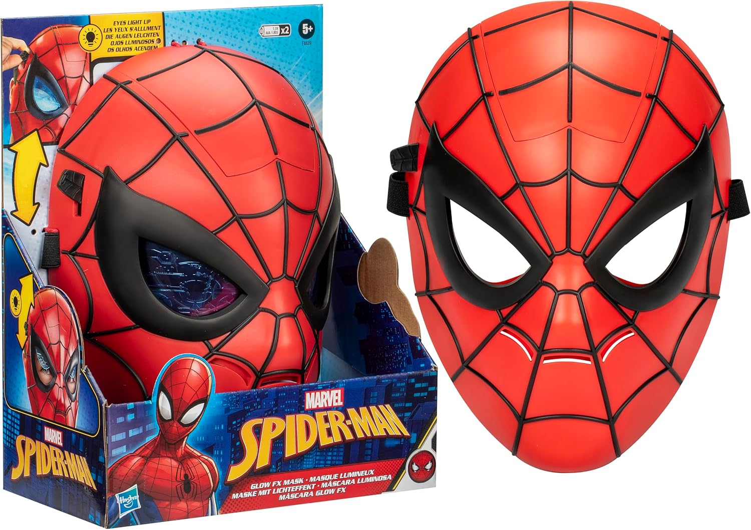 Marvel Spiderman Mask Glow