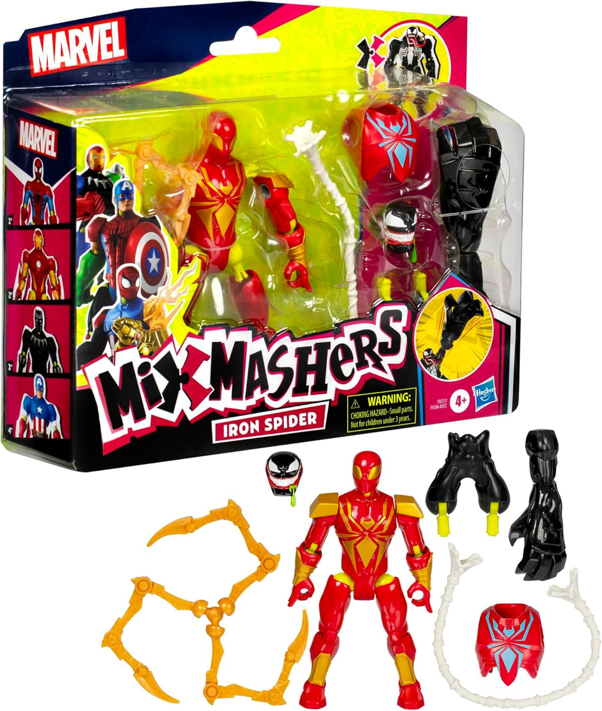 Marvel Spiderman MixMashers Marvel Iron Spider Action Figure