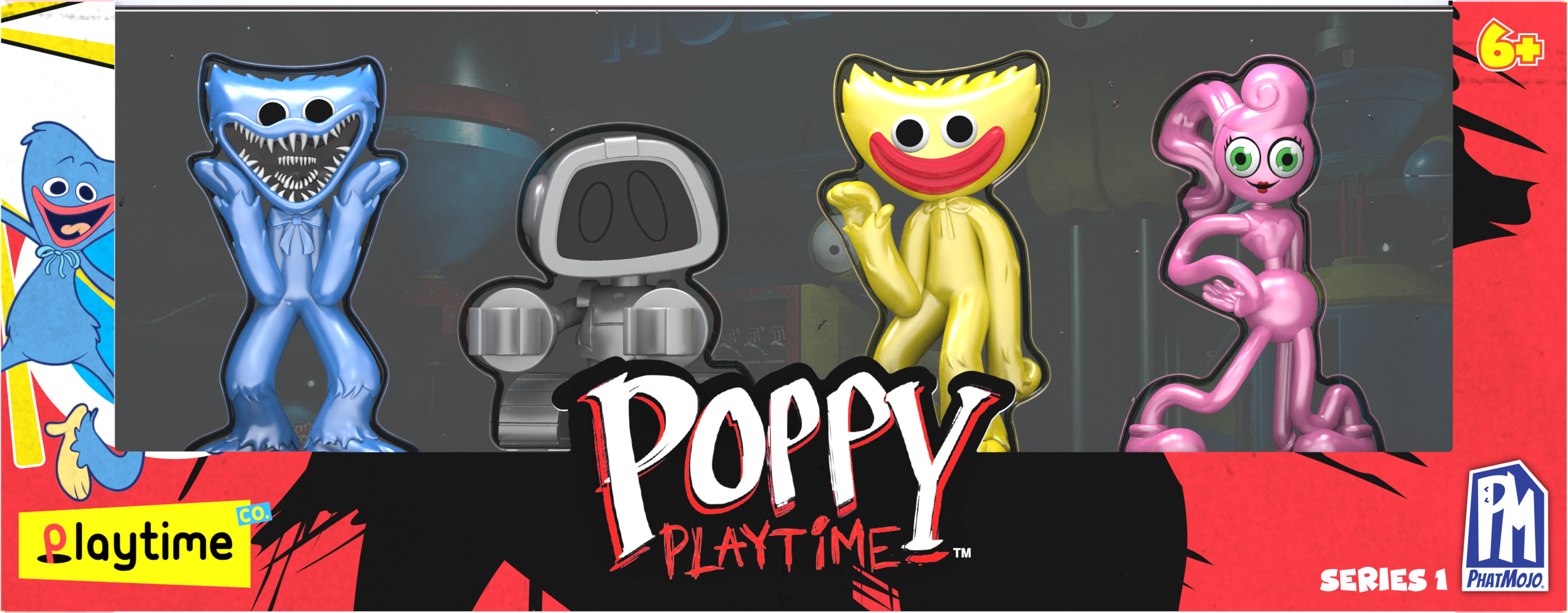 Poppy Playtime 4 Figure Pack 3 - Inches