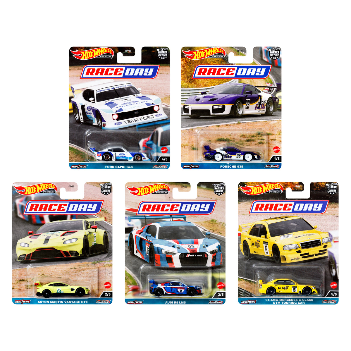 Hot Wheels Car Culture Circuit Legends 1:64 Scale Die-Cast Car Assortment - Sold per piece