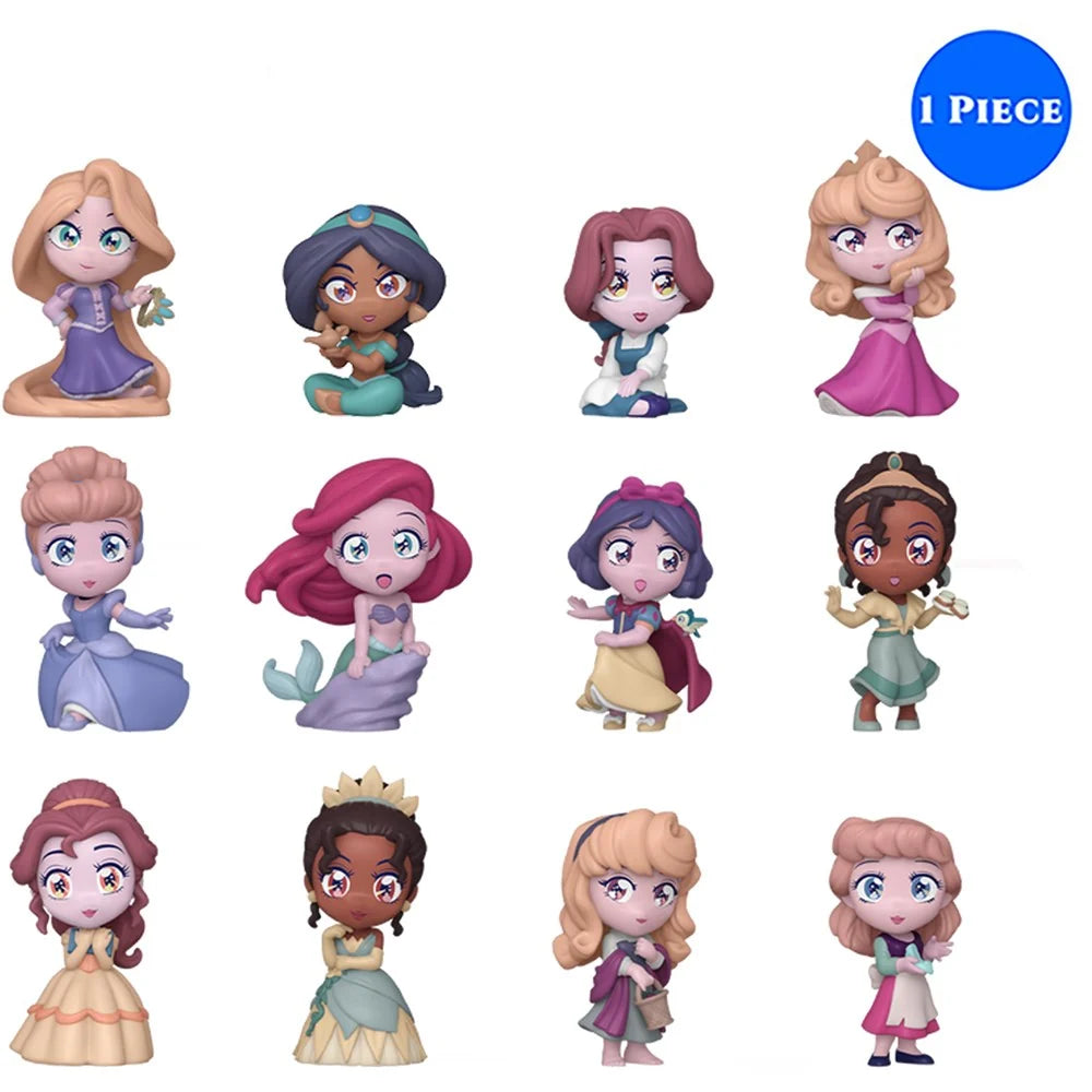 Funko Mystery Minis Disney Princess Manga Blind Box Vinyl Figure Assorted, Sold Per Piece