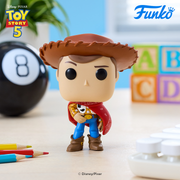 Funko Pop Disney Toy Story 5 Woody Collectible Figure for Kids & Toy Story Fans, Display Model Gift Idea