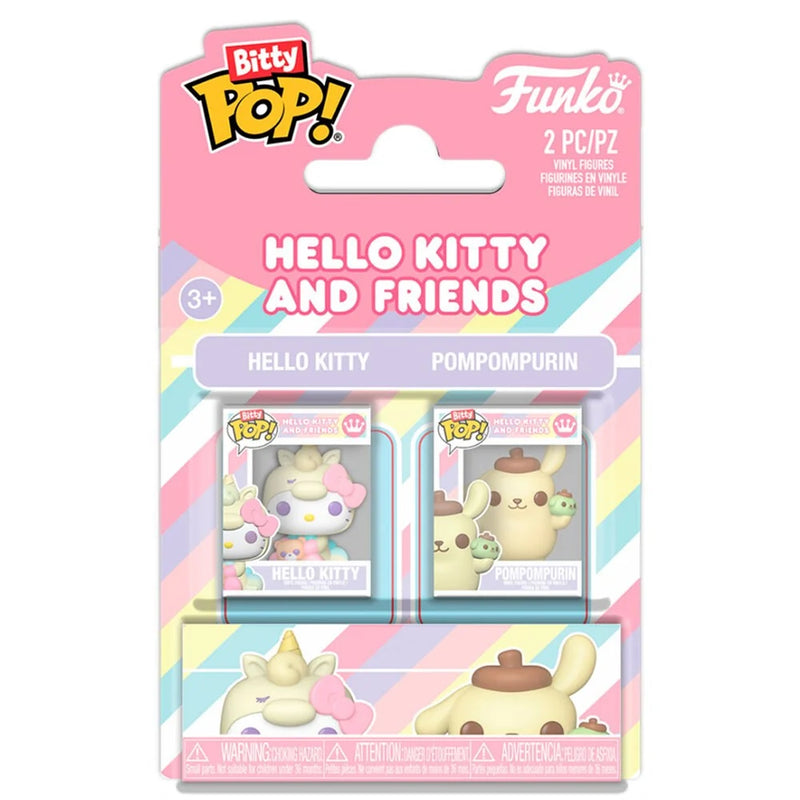 Funko Bitty Pop! Sanrio Hello Kitty & Pompompurin 2-Pack Mini Vinyl Collectible Figures