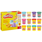 Play-Doh Celebration Compound Pack 12-Colour Modelling Dough Playset for Kids