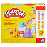 Play-Doh Celebration Compound Pack 12-Colour Modelling Dough Playset for Kids