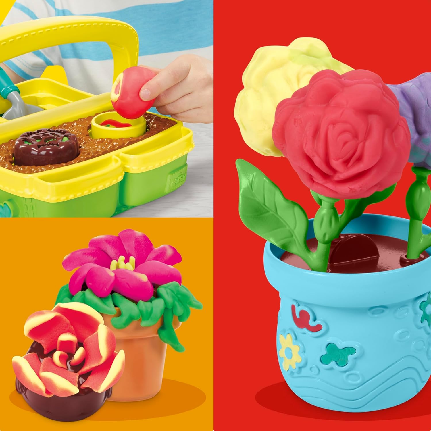 Playdoh Blooming Flowers Playset