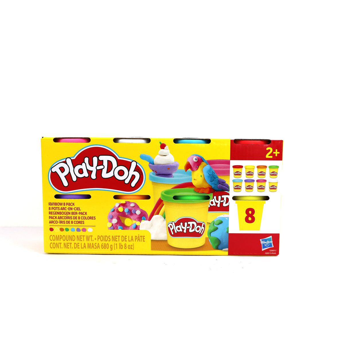 Play-Doh Classic Modeling Compound 8-Pack Assorted Colors for Kids Creative Play