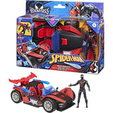 Marvel Miles Morales Remix Racer with Spider-Man Venom Figure & Super Hero Accessories