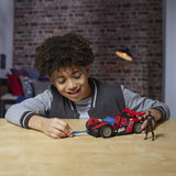 Marvel Miles Morales Remix Racer with Spider-Man Venom Figure & Super Hero Accessories