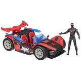 Marvel Miles Morales Remix Racer with Spider-Man Venom Figure & Super Hero Accessories