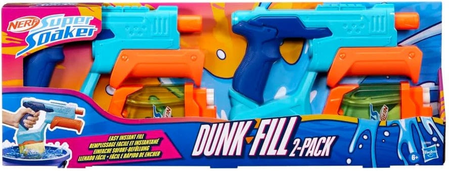 Nerf Soaker Dunk-Fill Water Blaster 2 Pack
