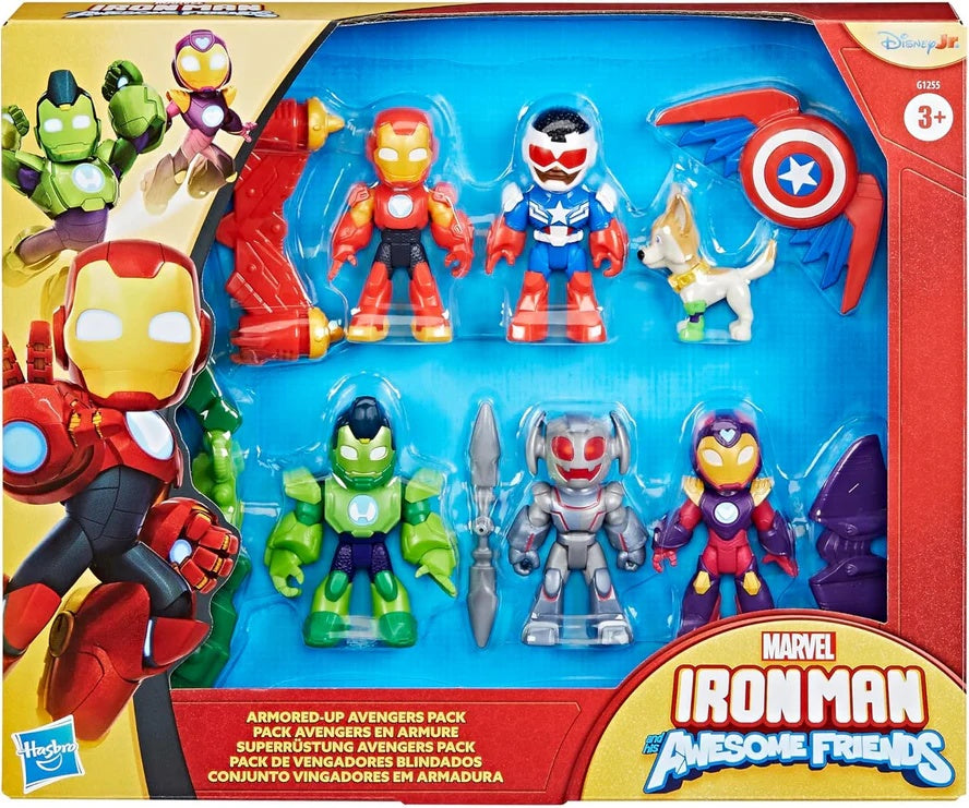 Marvel Iron Man and his Awesome Friends Armored-Up Avengers Pack Action Figure