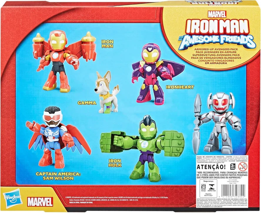 Marvel Iron Man and his Awesome Friends Armored-Up Avengers Pack Action Figure