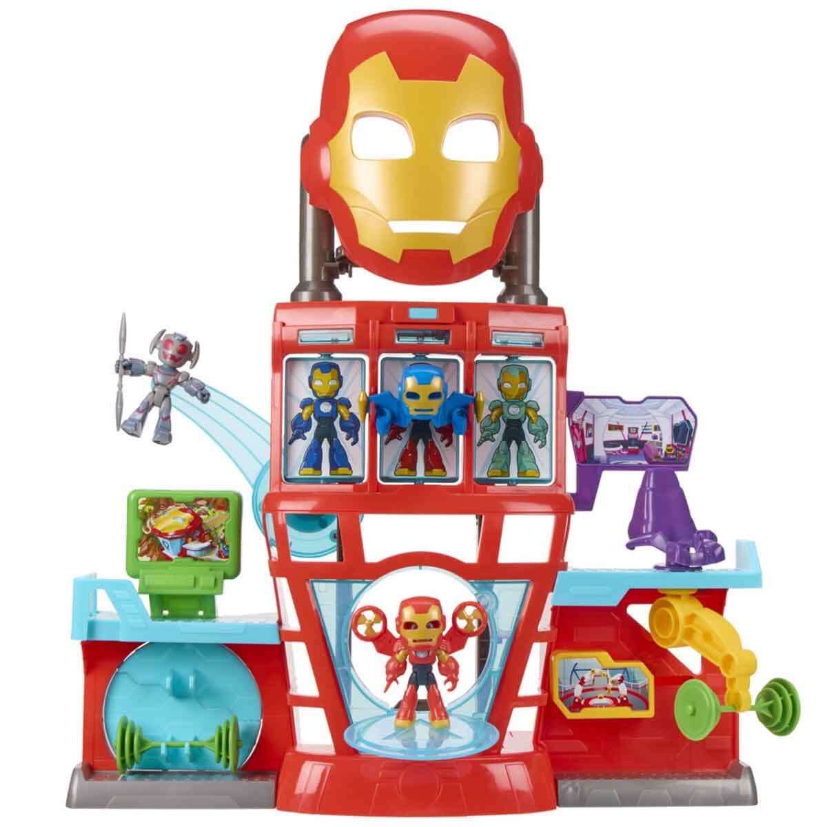 Marvel Iron Man and his Awesome Friends Iron Quarters Playset