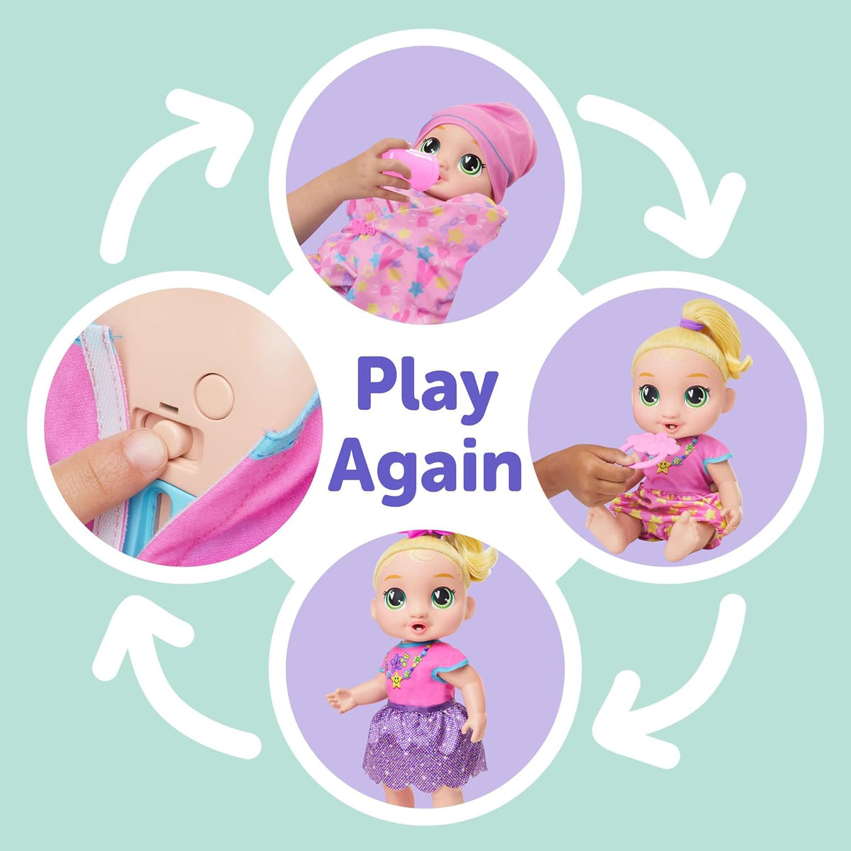 Babyalive Baby Grows Up Lala Googoo Battery Operated