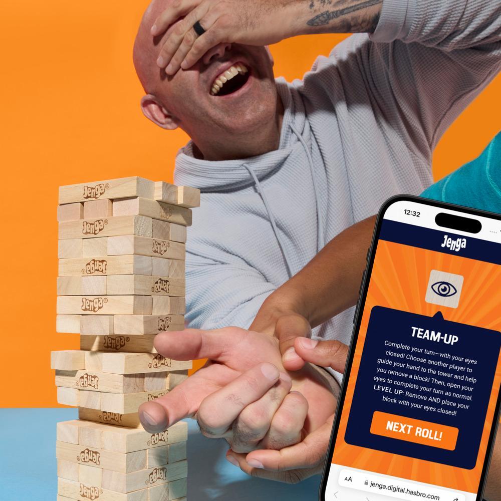 Jenga Hasbro Classic Stacking Game for Kids & Families