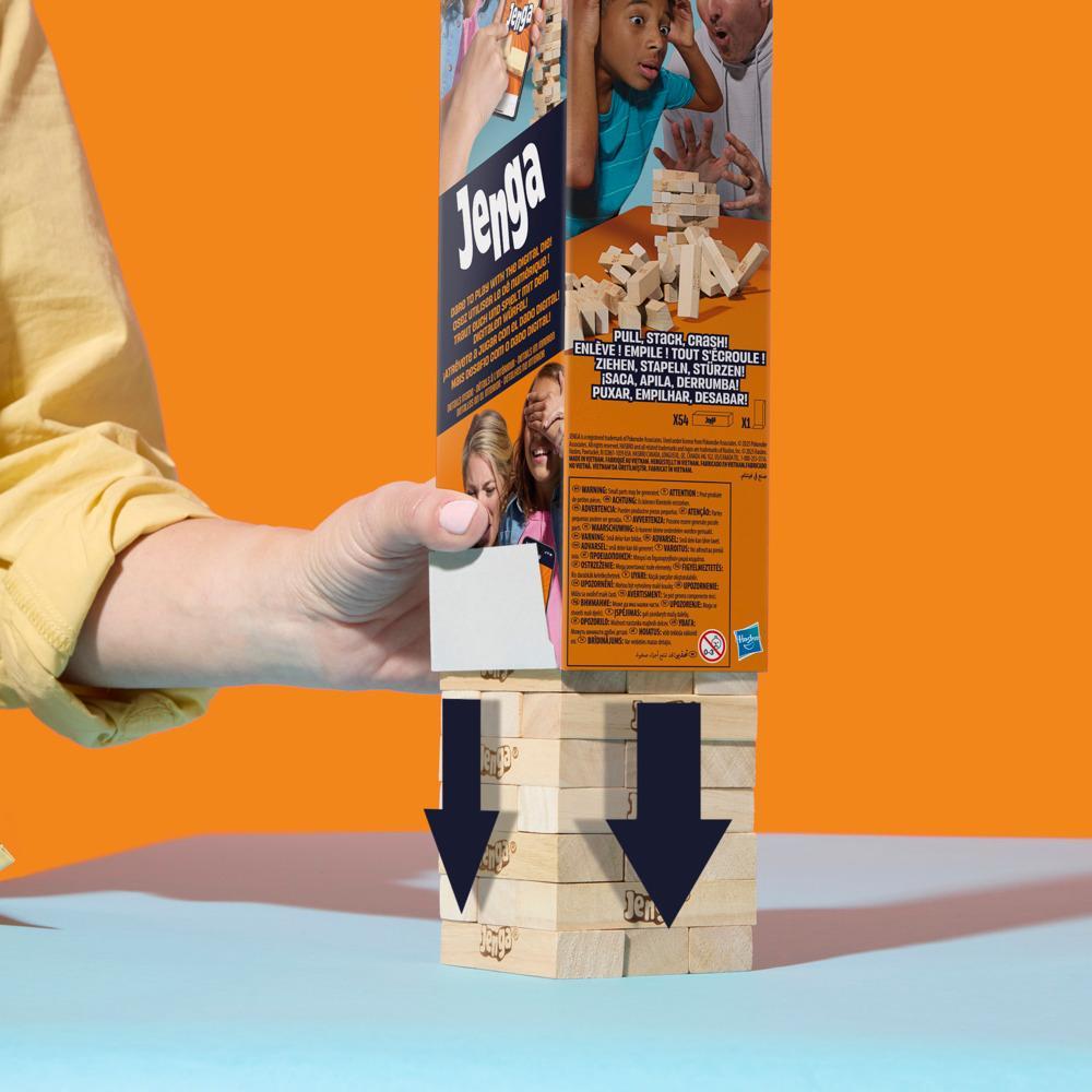 Jenga Hasbro Classic Stacking Game for Kids & Families