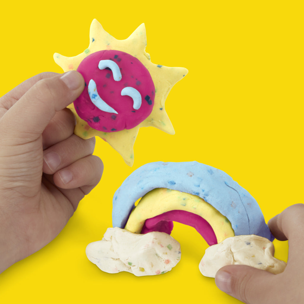 Play-Doh Confetti Specialty Modeling Compound 4-Pack Assorted Colors for Kids Creative Play