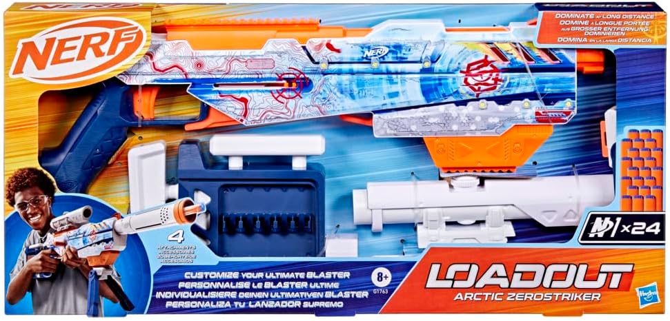 Nerf Loadout Arctic Zerostriker Blaster