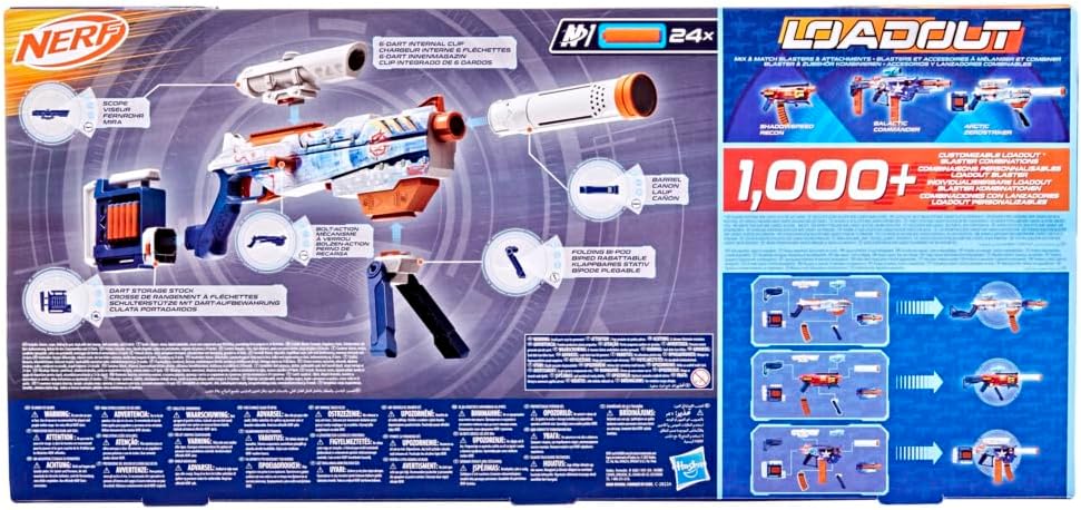 Nerf Loadout Arctic Zerostriker Blaster