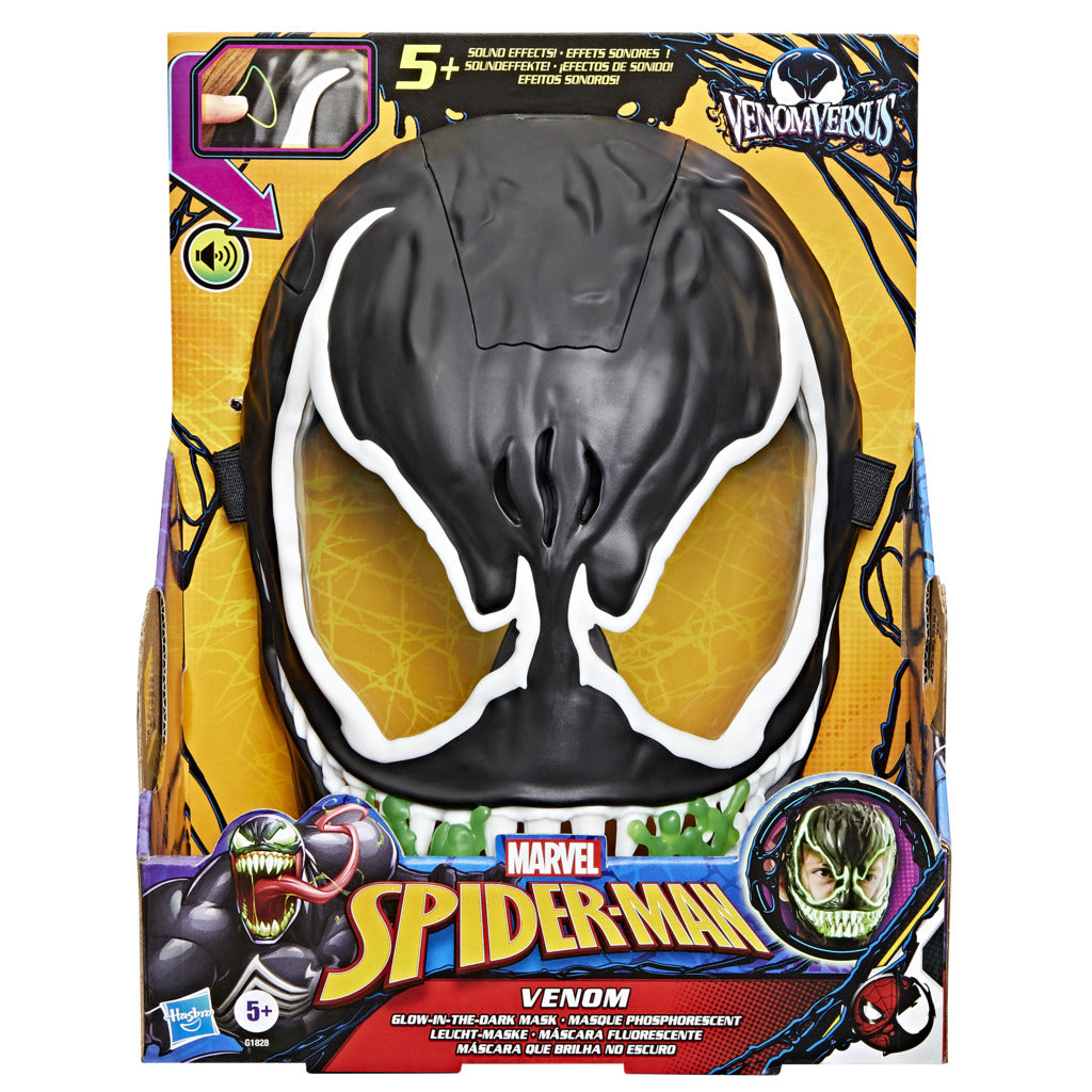 Marvel Venom Glow-in-the-Dark Mask with Sounds & Phrases for Kids