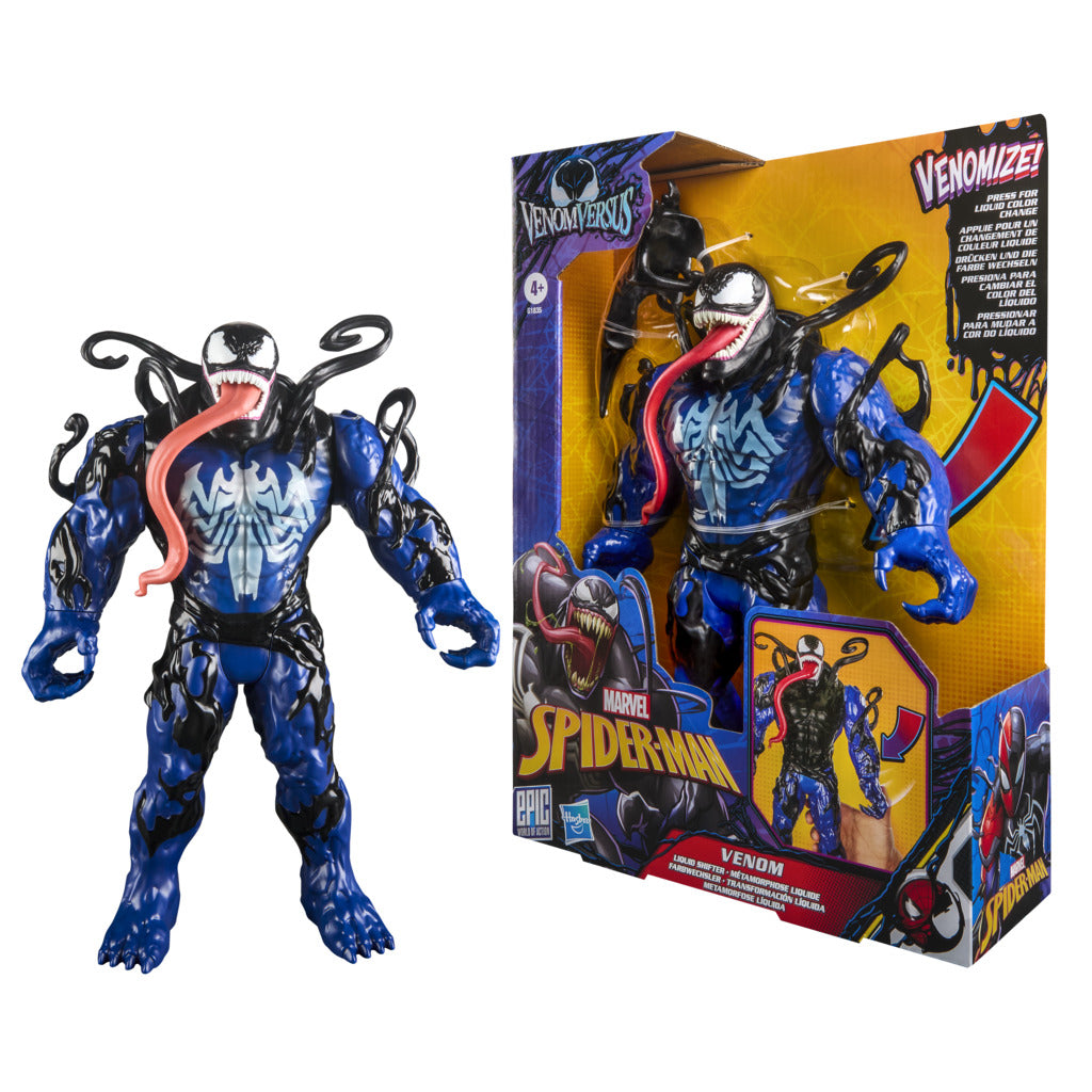Marvel Spiderman Venom Liquid Shifter Action Figure