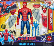Marvel Titan Series Ultimate Web Gear Spider-Man 11.5-Inch Action Figure with 12 Accessories