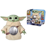 Star Wars Snackin’ Grogu Action Figure 6.5-Inch Toy with 6 Pretend Snacks
